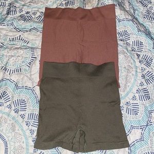 SKIMS by Kim Kardashian ribbed shorts two pack